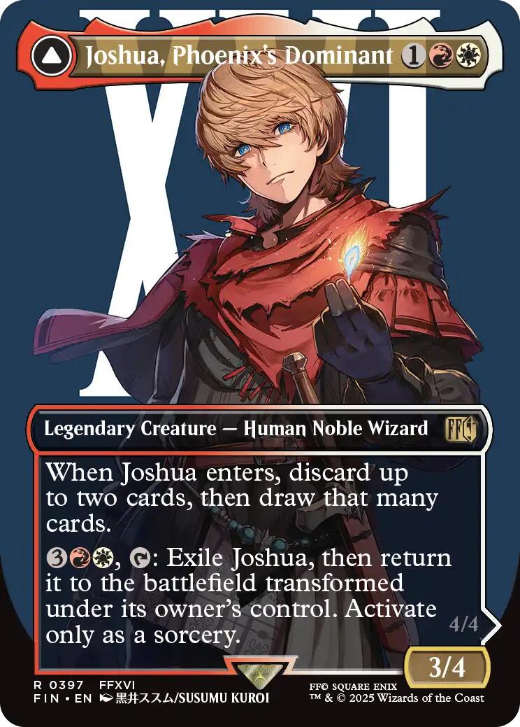 Joshua, Phoenix's Dominant (Borderless) [FINAL FANTASY] - Magic: The Gathering - Card Brawlers | Quebec | Canada |