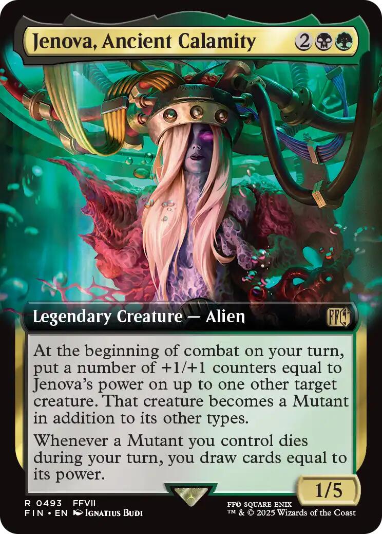 Jenova, Ancient Calamity (Extended Art) [FINAL FANTASY] - Magic: The Gathering - Card Brawlers | Quebec | Canada |
