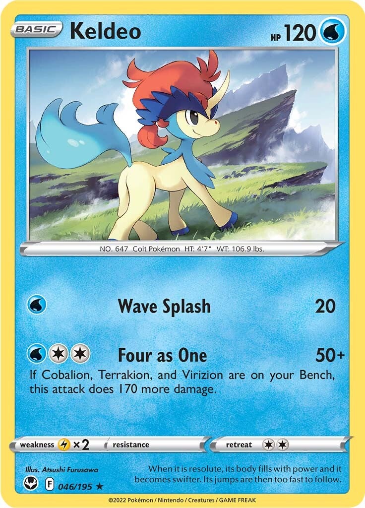 Keldeo (046/195) [Sword & Shield: Silver Tempest] - Pokémon - Card Brawlers | Quebec | Canada |
