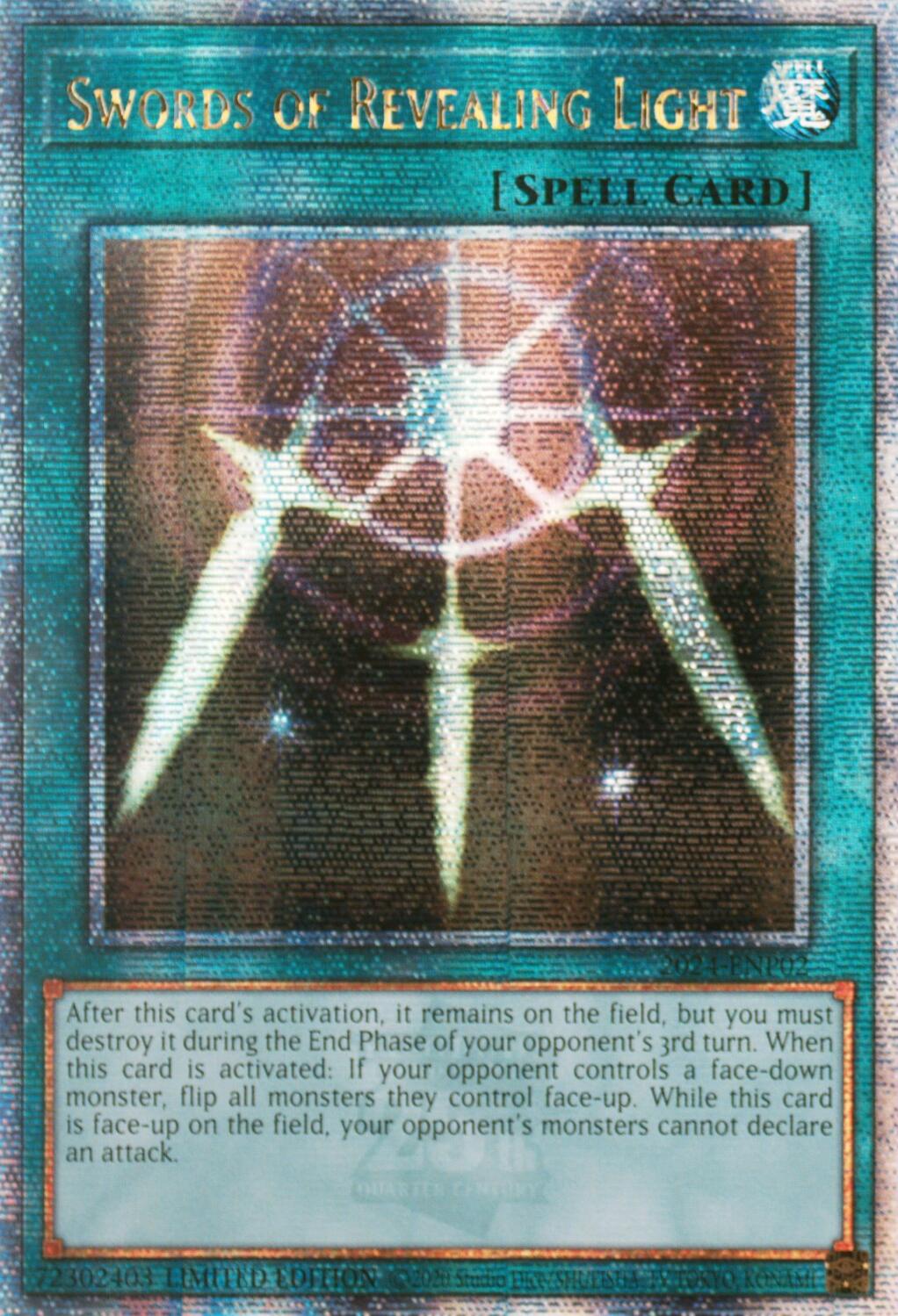 Swords of Revealing Light [2024-ENP02] Quarter Century Secret Rare - Yu-Gi-Oh! - Card Brawlers | Quebec | Canada |