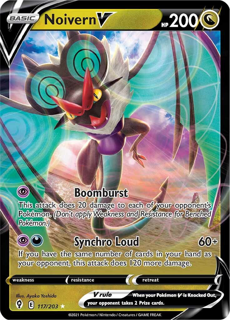 Noivern V (117/203) [Sword & Shield: Evolving Skies] - Pokémon - Card Brawlers | Quebec | Canada |