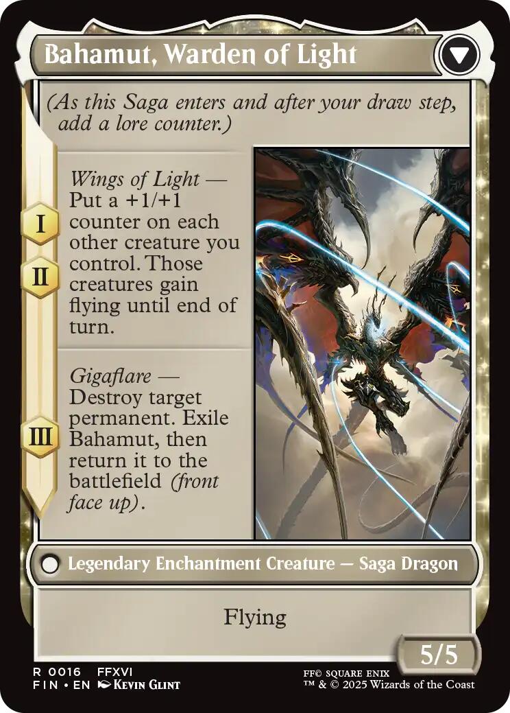 Dion, Bahamut's Dominant // Bahamut, Warden of Light [FINAL FANTASY] - Magic: The Gathering - Card Brawlers | Quebec | Canada |