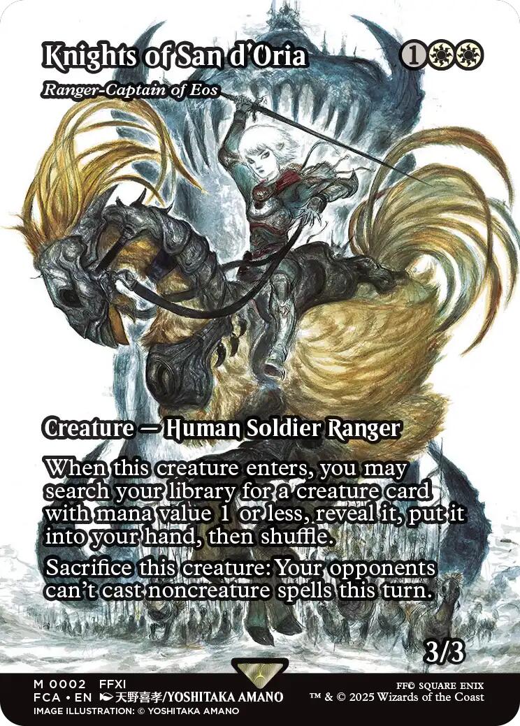 Knights of San d'Oria - Ranger-Captain of Eos (Showcase) [FINAL FANTASY : Through the Ages] - Magic: The Gathering - Card Brawlers | Quebec | Canada |