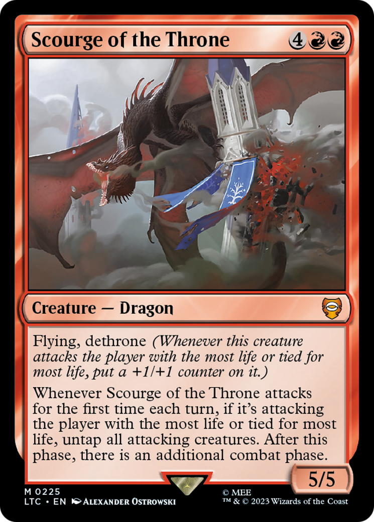 Scourge of the Throne [The Lord of the Rings: Tales of Middle-Earth Commander] - Magic: The Gathering - Card Brawlers | Quebec | Canada |