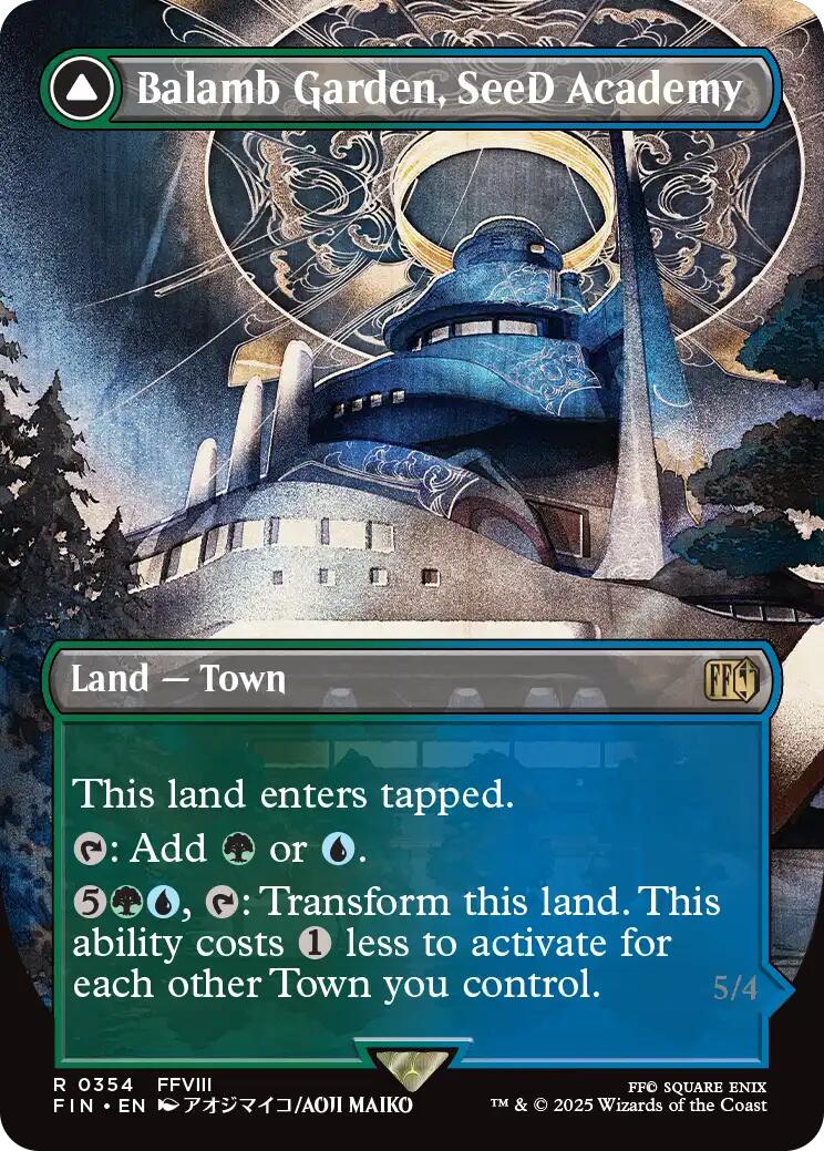 Balamb Garden, SeeD Academy // Balamb Garden, Airborne (Borderless) [FINAL FANTASY] - Magic: The Gathering - Card Brawlers | Quebec | Canada |