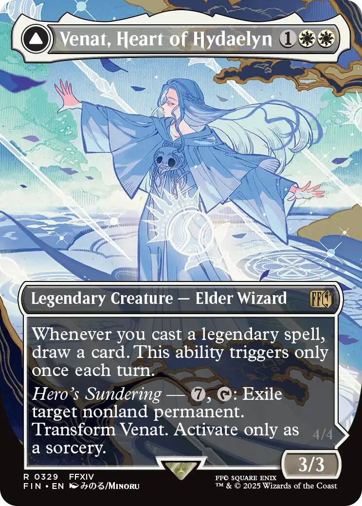 Venat, Heart of Hydaelyn // Hydaelyn, the Mothercrystal (Borderless) [FINAL FANTASY] - Magic: The Gathering - Card Brawlers | Quebec | Canada |