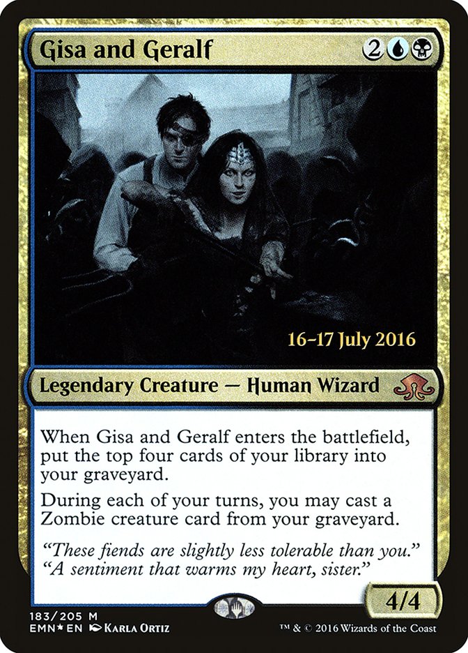Gisa and Geralf [Eldritch Moon Prerelease Promos] - Magic: The Gathering - Card Brawlers | Quebec | Canada |