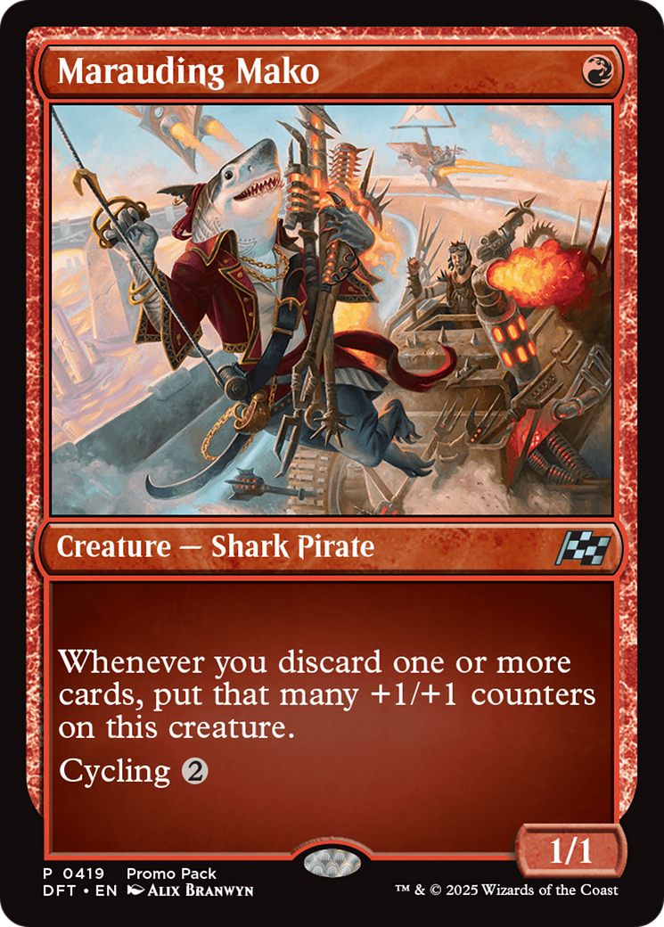 Marauding Mako (Promo Pack) [Aetherdrift Promos] - Magic: The Gathering - Card Brawlers | Quebec | Canada |