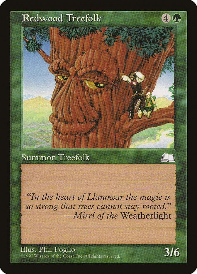 Redwood Treefolk [Weatherlight] - Magic: The Gathering - Card Brawlers | Quebec | Canada |