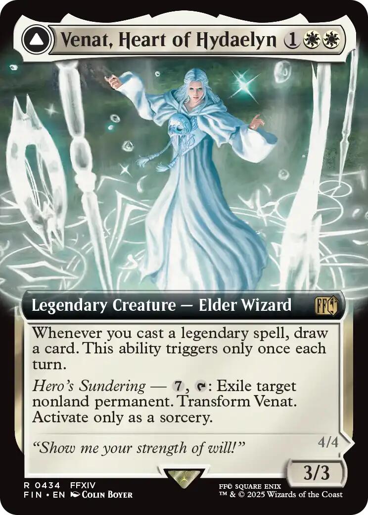 Venat, Heart of Hydaelyn // Hydaelyn, the Mothercrystal (Extended Art) [FINAL FANTASY] - Magic: The Gathering - Card Brawlers | Quebec | Canada |