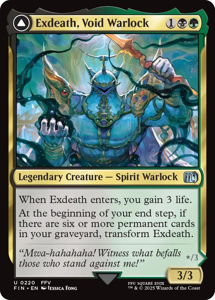 Exdeath, Void Warlock // Neo Exdeath, Dimension's End [FINAL FANTASY] - Magic: The Gathering - Card Brawlers | Quebec | Canada |