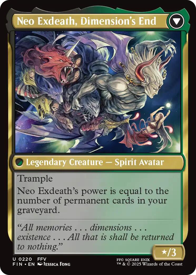Exdeath, Void Warlock // Neo Exdeath, Dimension's End [FINAL FANTASY] - Magic: The Gathering - Card Brawlers | Quebec | Canada |
