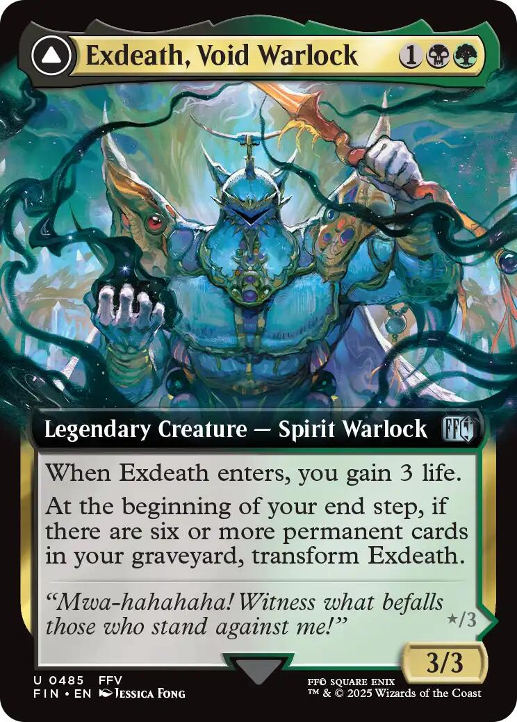 Exdeath, Void Warlock // Neo Exdeath, Dimension's End (Extended Art) [FINAL FANTASY] - Magic: The Gathering - Card Brawlers | Quebec | Canada |