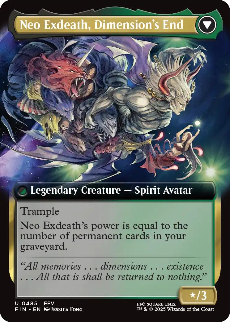Exdeath, Void Warlock // Neo Exdeath, Dimension's End (Extended Art) [FINAL FANTASY] - Magic: The Gathering - Card Brawlers | Quebec | Canada |