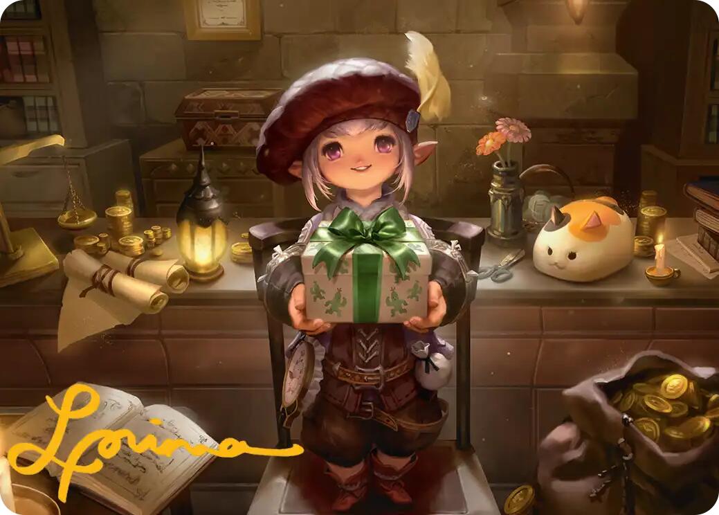 Tataru Taru Art Card (Gold-Stamped Signature) [FINAL FANTASY Art Series] - Magic: The Gathering - Card Brawlers | Quebec | Canada |