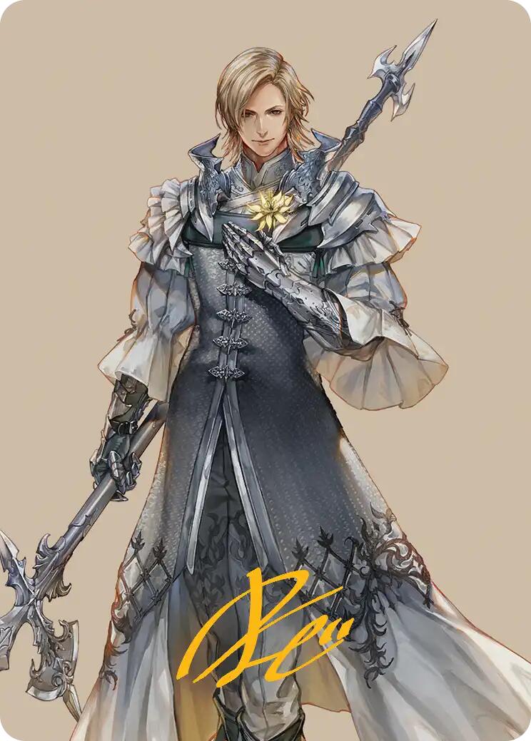 Dion, Bahamut's Dominant Art Card (Gold-Stamped Signature) [FINAL FANTASY Art Series] - Magic: The Gathering - Card Brawlers | Quebec | Canada |