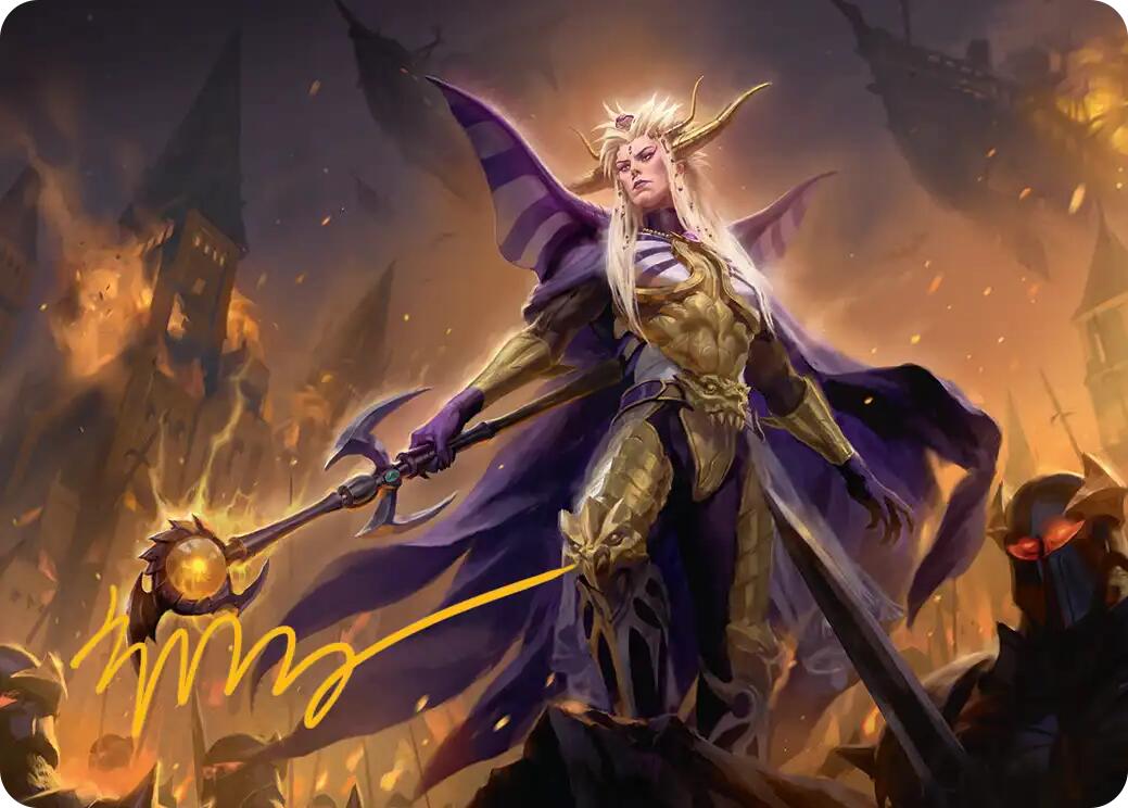 The Emperor of Palamecia Art Card (Gold-Stamped Signature) [FINAL FANTASY Art Series] - Magic: The Gathering - Card Brawlers | Quebec | Canada |