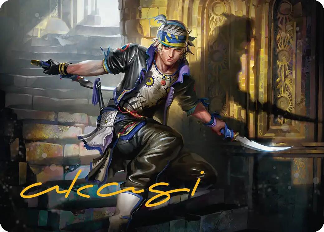 Locke Cole Art Card (Gold-Stamped Signature) [FINAL FANTASY Art Series] - Magic: The Gathering - Card Brawlers | Quebec | Canada |