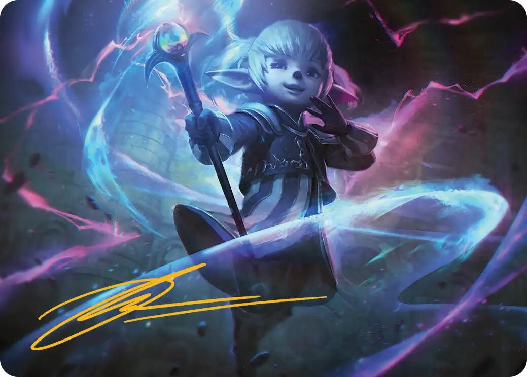 Shantotto, Tactician Magician Art Card (Gold-Stamped Signature) [FINAL FANTASY Art Series] - Magic: The Gathering - Card Brawlers | Quebec | Canada |