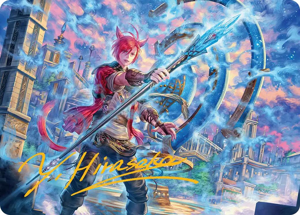 G'raha Tia, Scion Reborn Art Card (19) (Gold-Stamped Signature) [FINAL FANTASY Art Series] - Magic: The Gathering - Card Brawlers | Quebec | Canada |