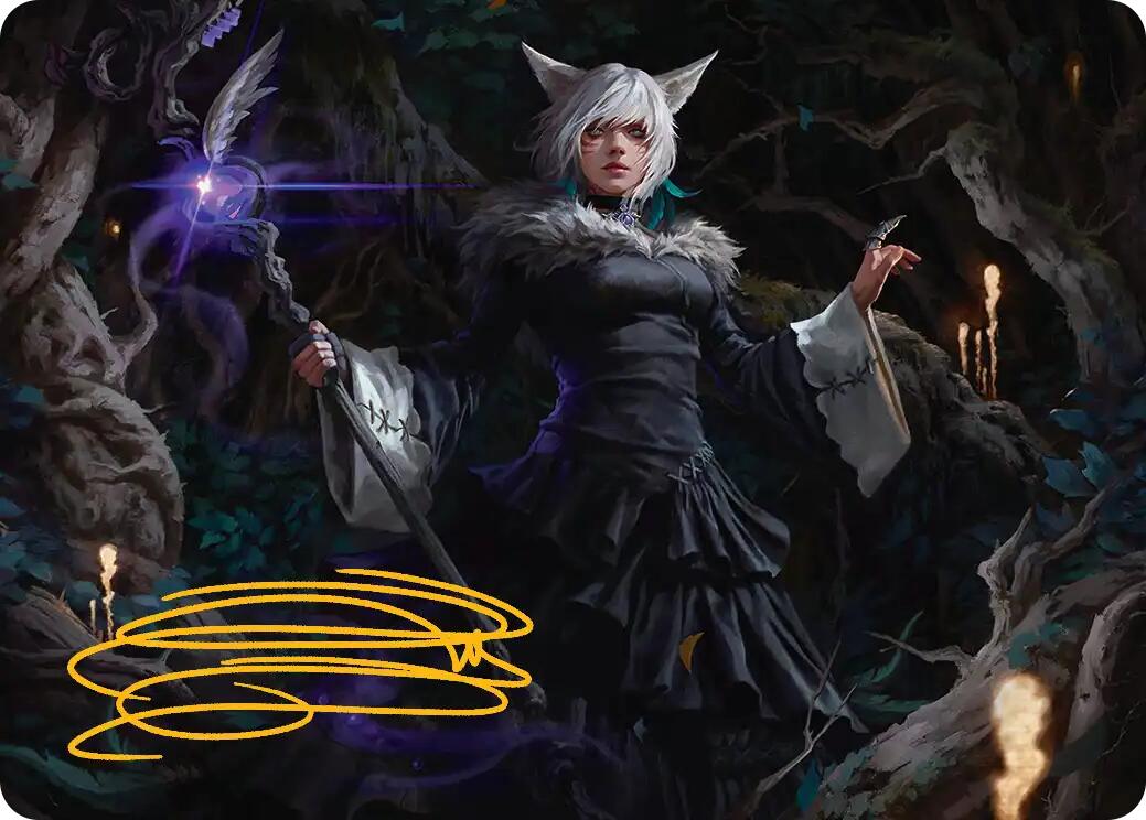 Y'shtola, Night's Blessed Art Card (21) (Gold-Stamped Signature) [FINAL FANTASY Art Series] - Magic: The Gathering - Card Brawlers | Quebec | Canada |
