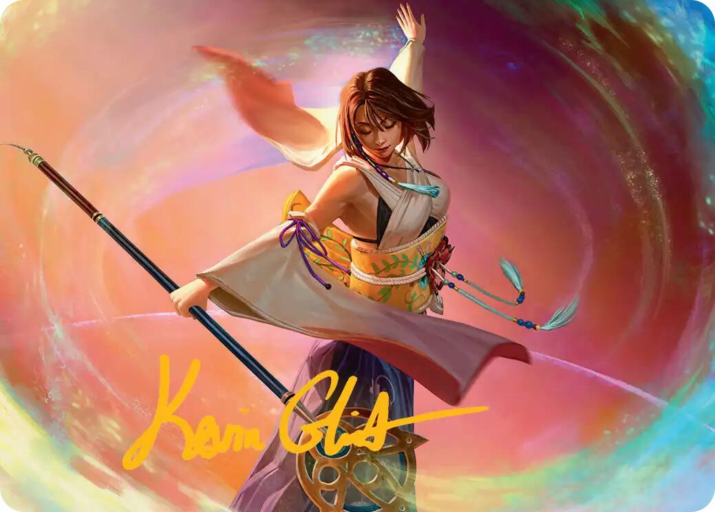 Yuna, Grand Summoner Art Card (Gold-Stamped Signature) [FINAL FANTASY Art Series] - Magic: The Gathering - Card Brawlers | Quebec | Canada |