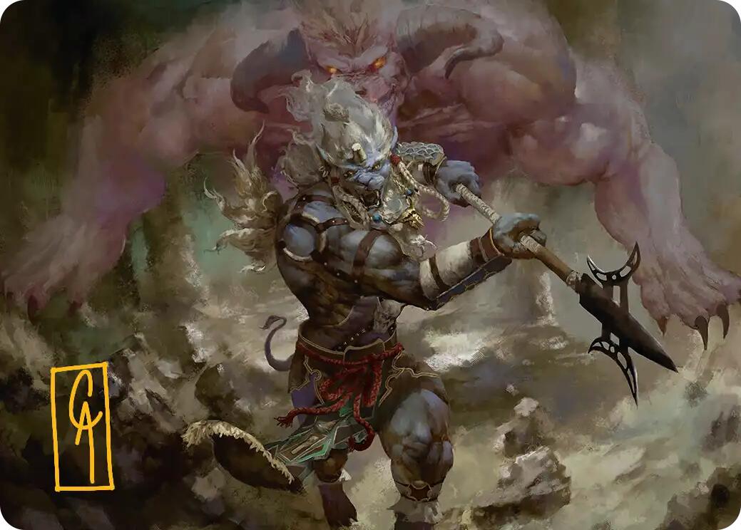 Kimahri, Valiant Guardian Art Card (Gold-Stamped Signature) [FINAL FANTASY Art Series] - Magic: The Gathering - Card Brawlers | Quebec | Canada |