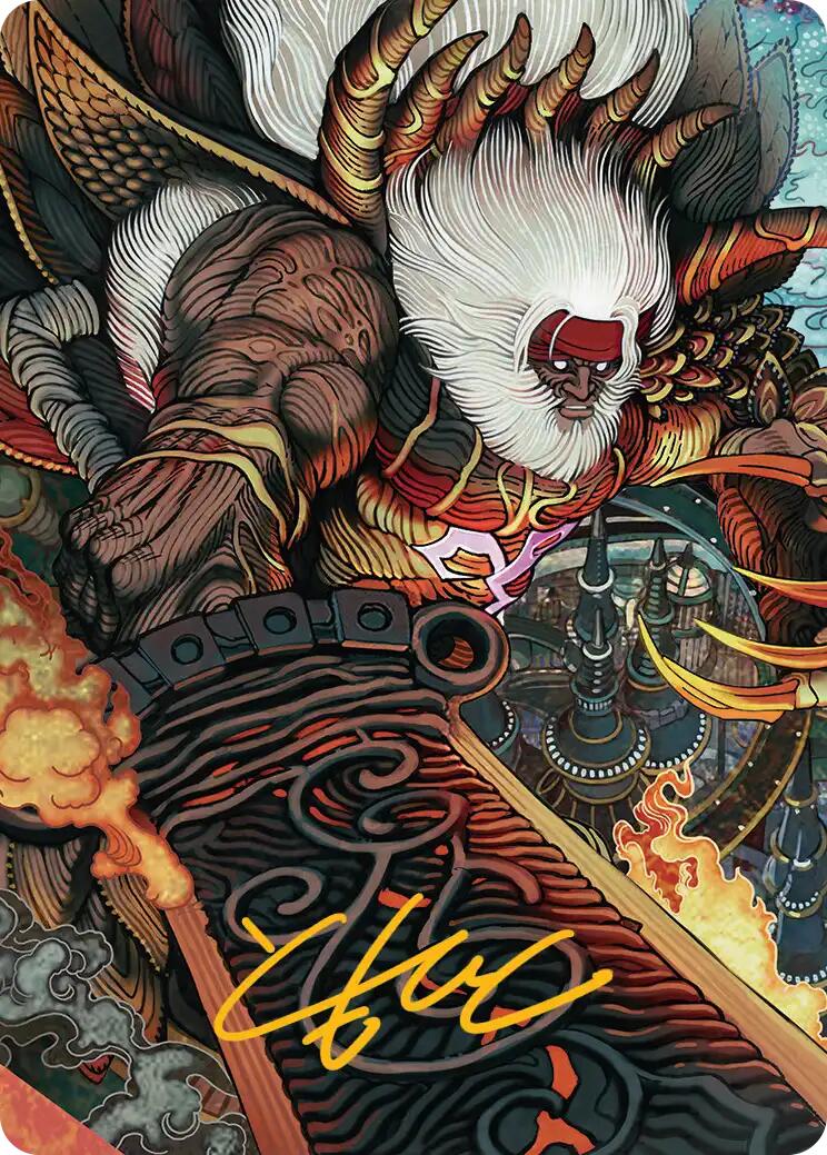 Braska's Final Aeon Art Card (Gold-Stamped Signature) [FINAL FANTASY Art Series] - Magic: The Gathering - Card Brawlers | Quebec | Canada |