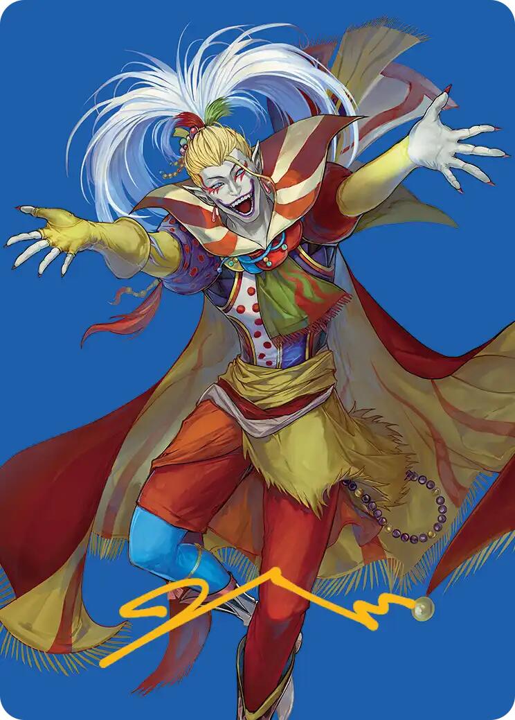 Kefka, Court Mage Art Card (Gold-Stamped Signature) [FINAL FANTASY Art Series] - Magic: The Gathering - Card Brawlers | Quebec | Canada |