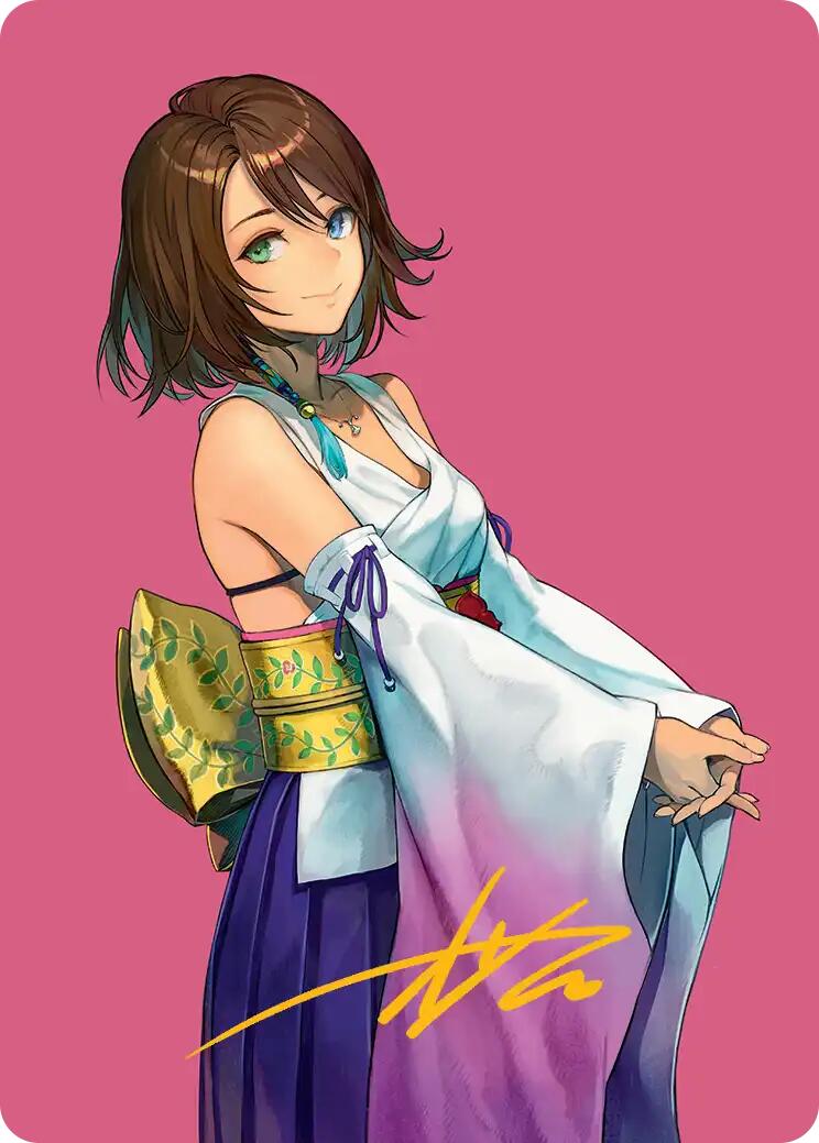 Yuna, Hope of Spira Art Card (Gold-Stamped Signature) [FINAL FANTASY Art Series] - Magic: The Gathering - Card Brawlers | Quebec | Canada |