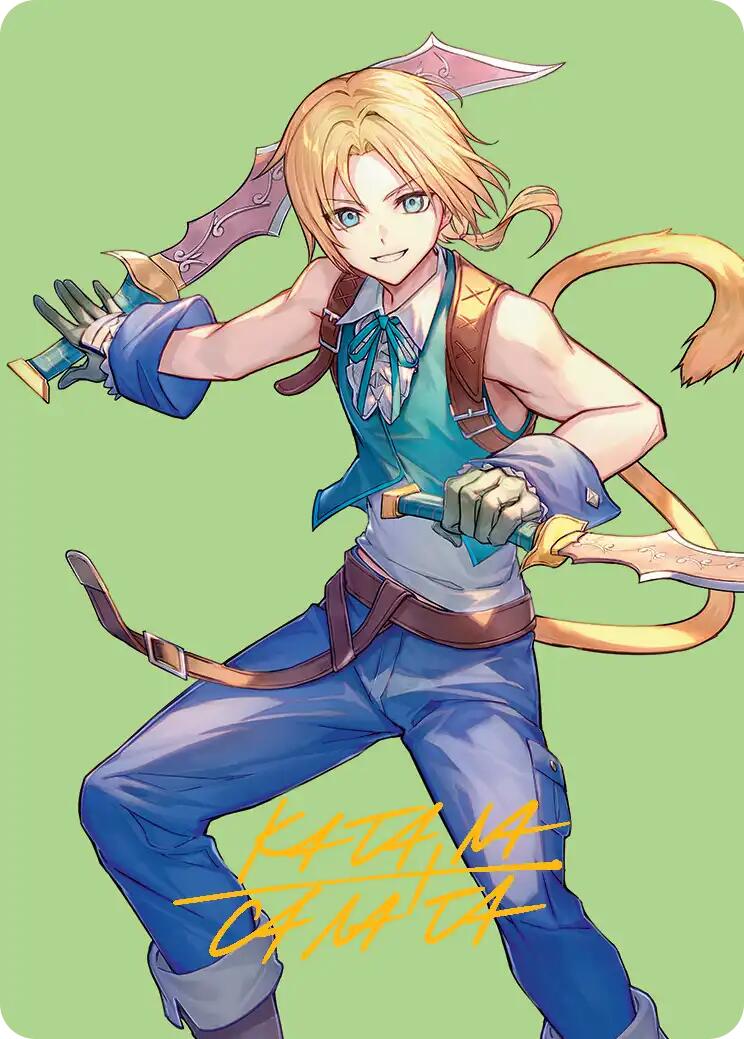 Zidane, Tantalus Thief Art Card (Gold-Stamped Signature) [FINAL FANTASY Art Series] - Magic: The Gathering - Card Brawlers | Quebec | Canada |