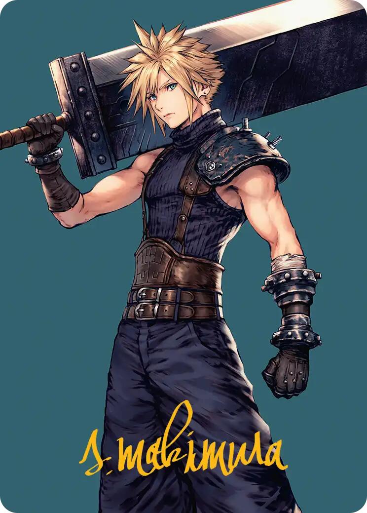 Cloud, Ex-SOLDIER Art Card (Gold-Stamped Signature) [FINAL FANTASY Art Series] - Magic: The Gathering - Card Brawlers | Quebec | Canada |