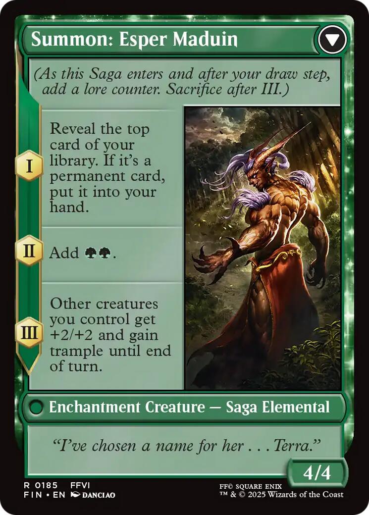 Esper Origins // Summon: Esper Maduin [FINAL FANTASY] - Magic: The Gathering - Card Brawlers | Quebec | Canada |