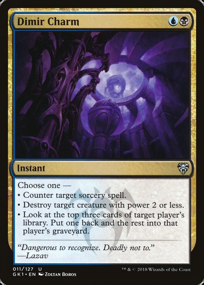 Dimir Charm [Guilds of Ravnica Guild Kit] - Magic: The Gathering - Card Brawlers | Quebec | Canada |