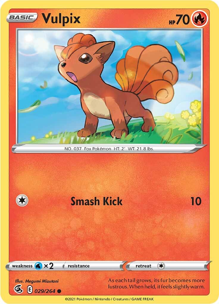 Vulpix (029/264) [Sword & Shield: Fusion Strike] - Pokémon - Card Brawlers | Quebec | Canada |