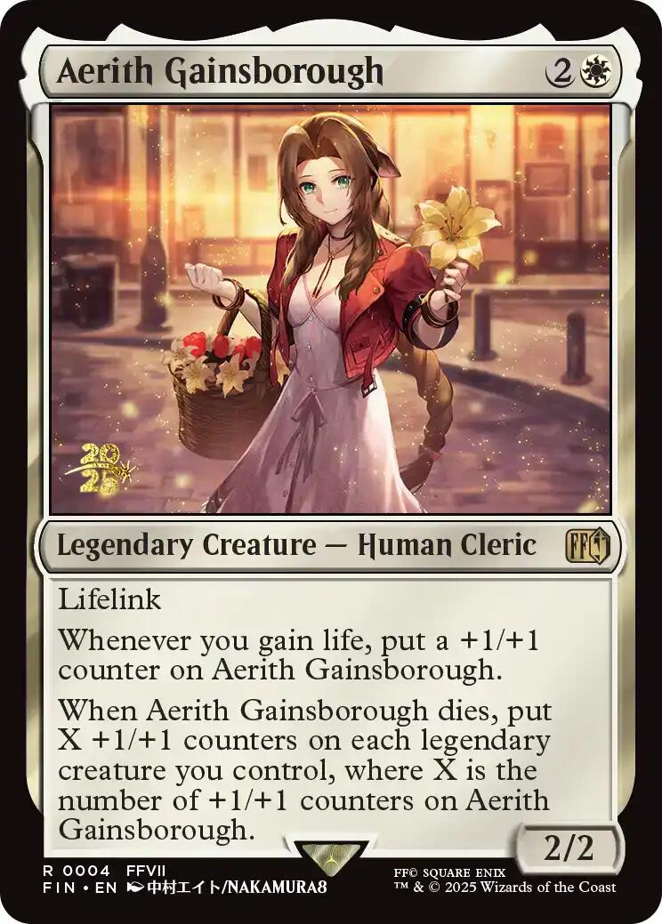 Aerith Gainsborough [FINAL FANTASY Prerelease Promo] - Magic: The Gathering - Card Brawlers | Quebec | Canada |