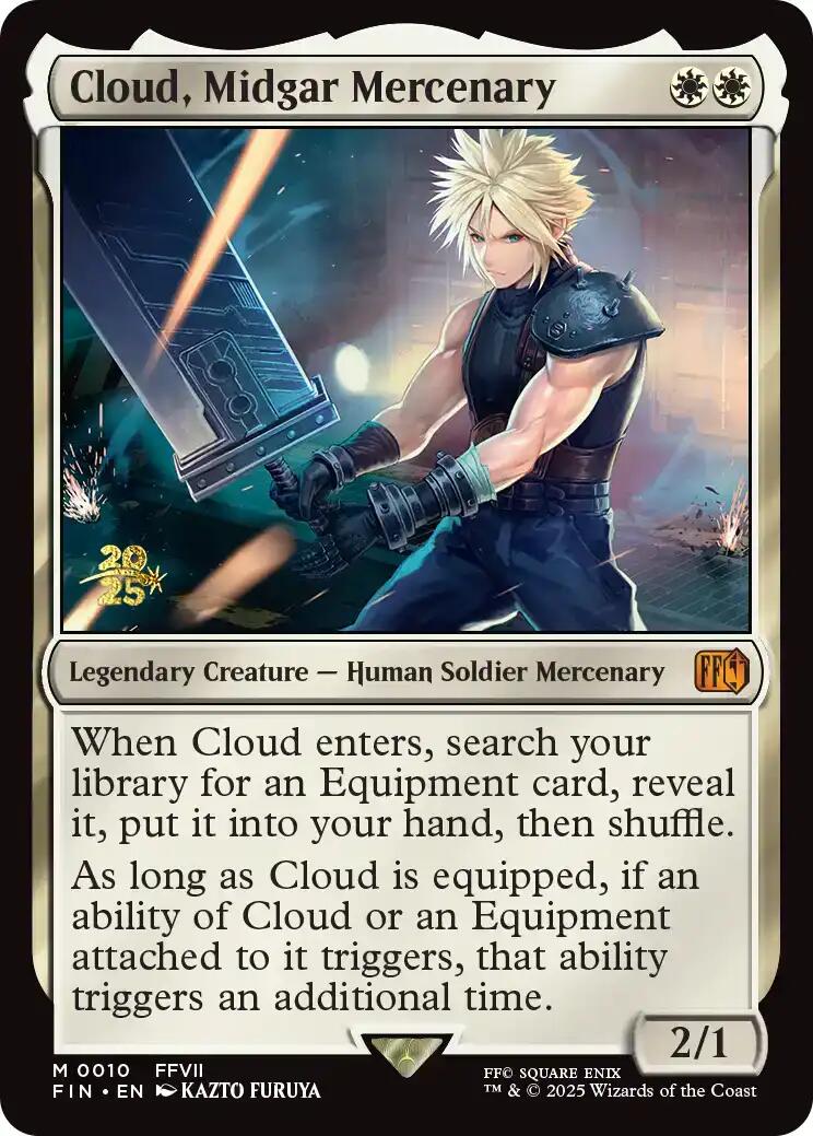 Cloud, Midgar Mercenary [FINAL FANTASY Prerelease Promo] - Magic: The Gathering - Card Brawlers | Quebec | Canada |