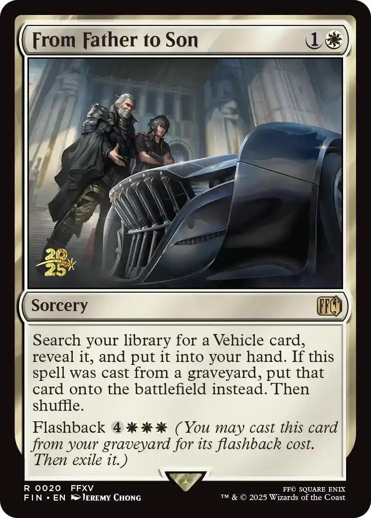 From Father to Son [FINAL FANTASY Prerelease Promo] - Magic: The Gathering - Card Brawlers | Quebec | Canada |