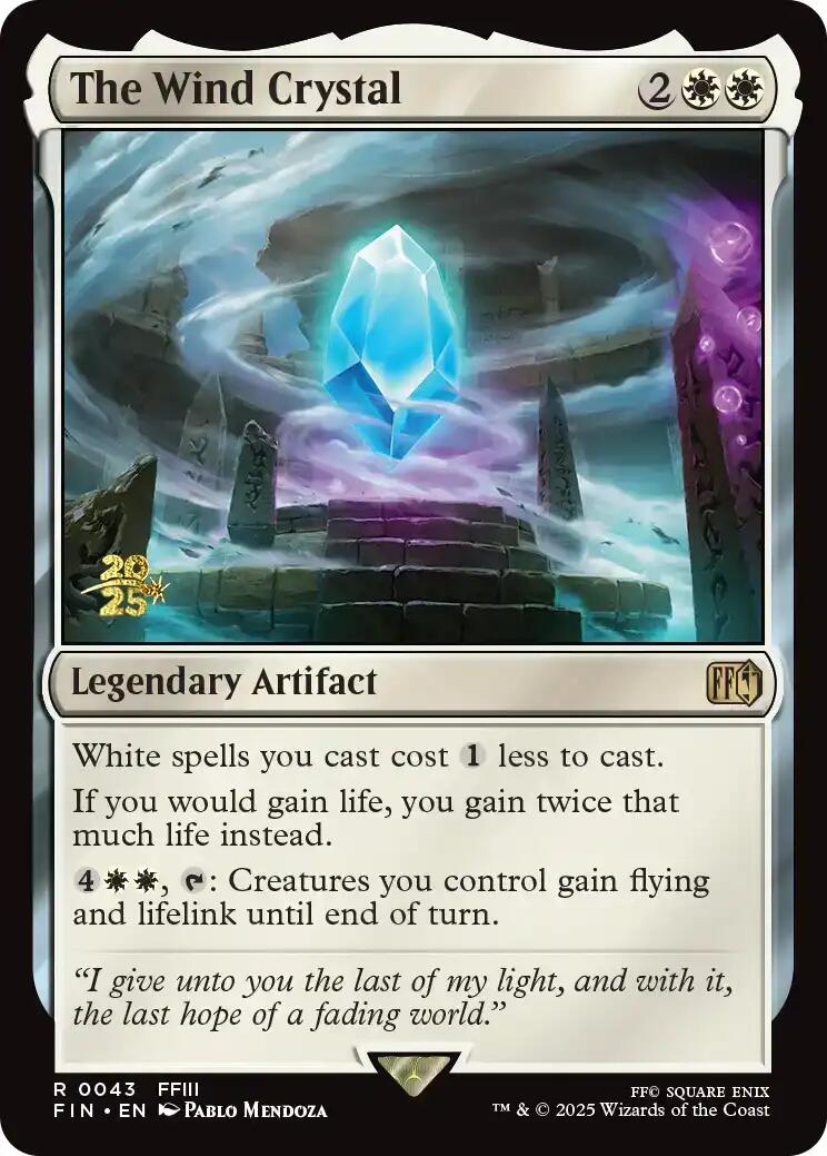 The Wind Crystal [FINAL FANTASY Prerelease Promo] - Magic: The Gathering - Card Brawlers | Quebec | Canada |