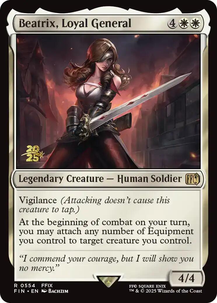 Beatrix, Loyal General [FINAL FANTASY Prerelease Promo] - Magic: The Gathering - Card Brawlers | Quebec | Canada |