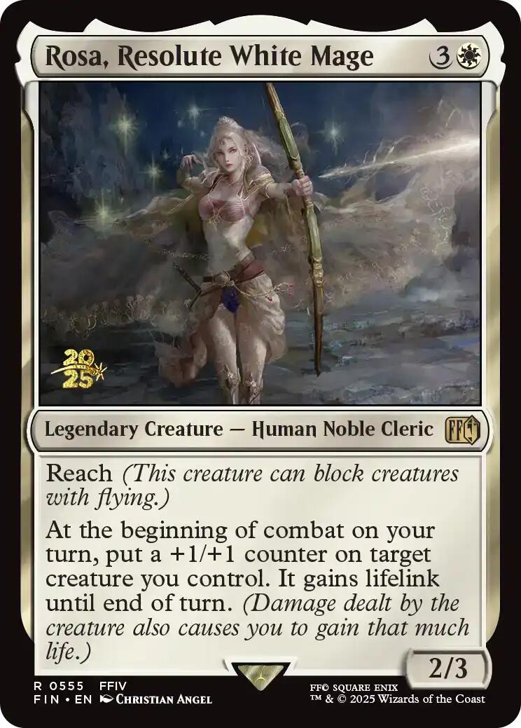 Rosa, Resolute White Mage [FINAL FANTASY Prerelease Promo] - Magic: The Gathering - Card Brawlers | Quebec | Canada |