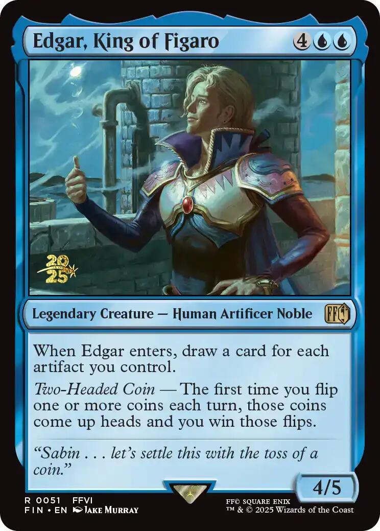 Edgar, King of Figaro [FINAL FANTASY Prerelease Promo] - Magic: The Gathering - Card Brawlers | Quebec | Canada |
