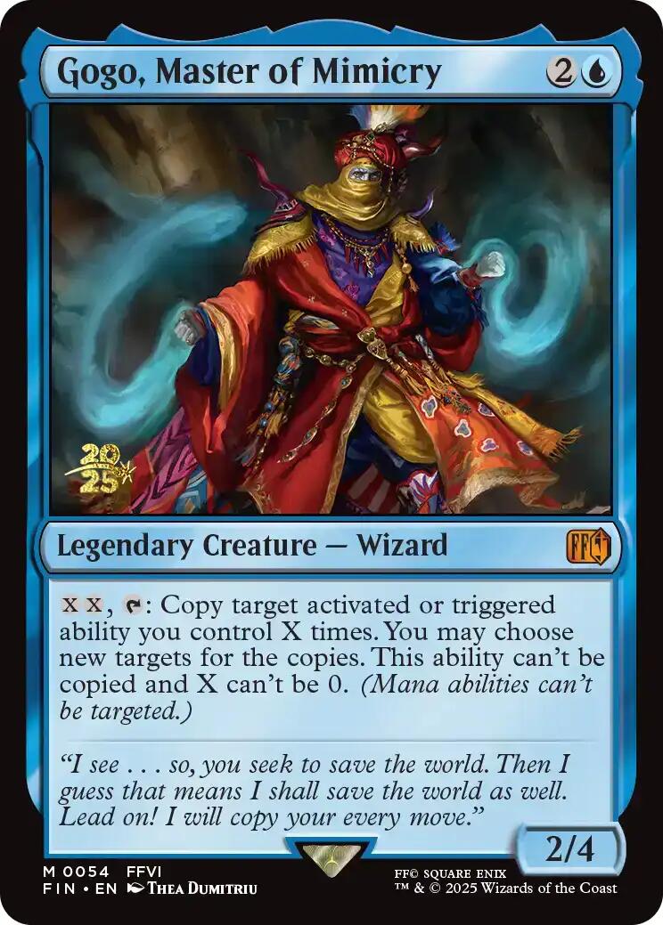 Gogo, Master of Mimicry [FINAL FANTASY Prerelease Promo] - Magic: The Gathering - Card Brawlers | Quebec | Canada |