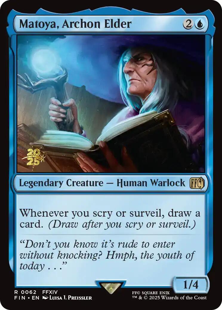 Matoya, Archon Elder [FINAL FANTASY Prerelease Promo] - Magic: The Gathering - Card Brawlers | Quebec | Canada |