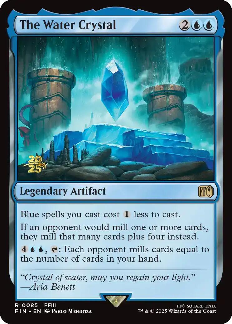 The Water Crystal [FINAL FANTASY Prerelease Promo] - Magic: The Gathering - Card Brawlers | Quebec | Canada |
