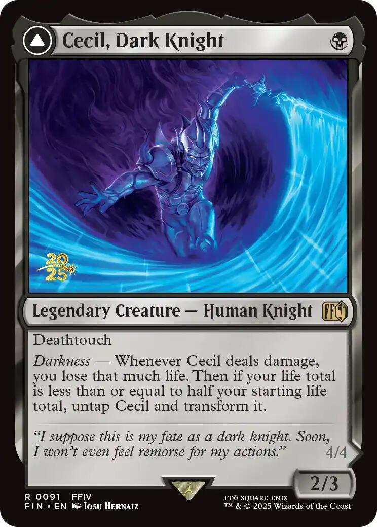 Cecil, Dark Knight [FINAL FANTASY Prerelease Promo] - Magic: The Gathering - Card Brawlers | Quebec | Canada |