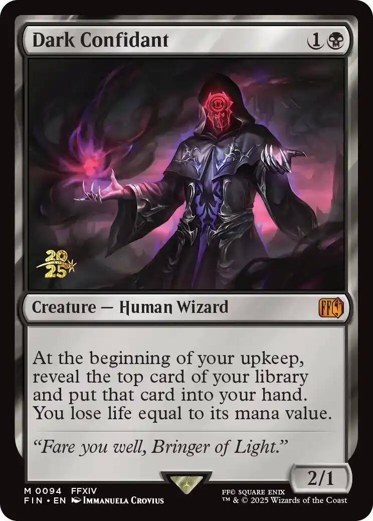 Dark Confidant [FINAL FANTASY Prerelease Promo] - Magic: The Gathering - Card Brawlers | Quebec | Canada |
