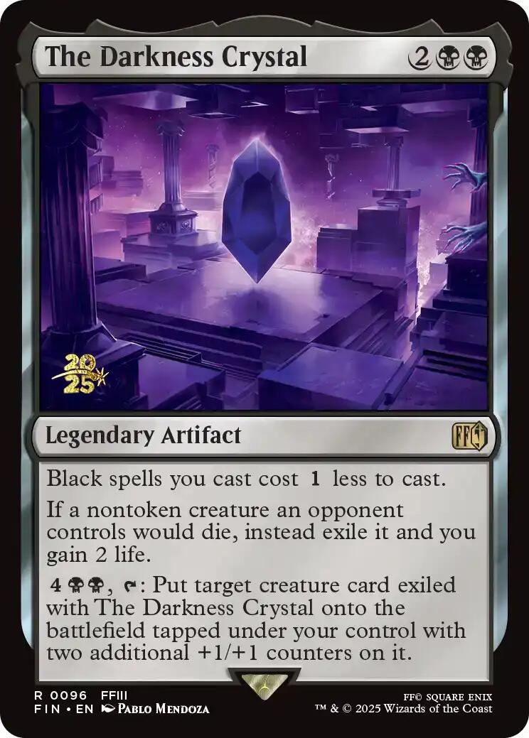 The Darkness Crystal [FINAL FANTASY Prerelease Promo] - Magic: The Gathering - Card Brawlers | Quebec | Canada |