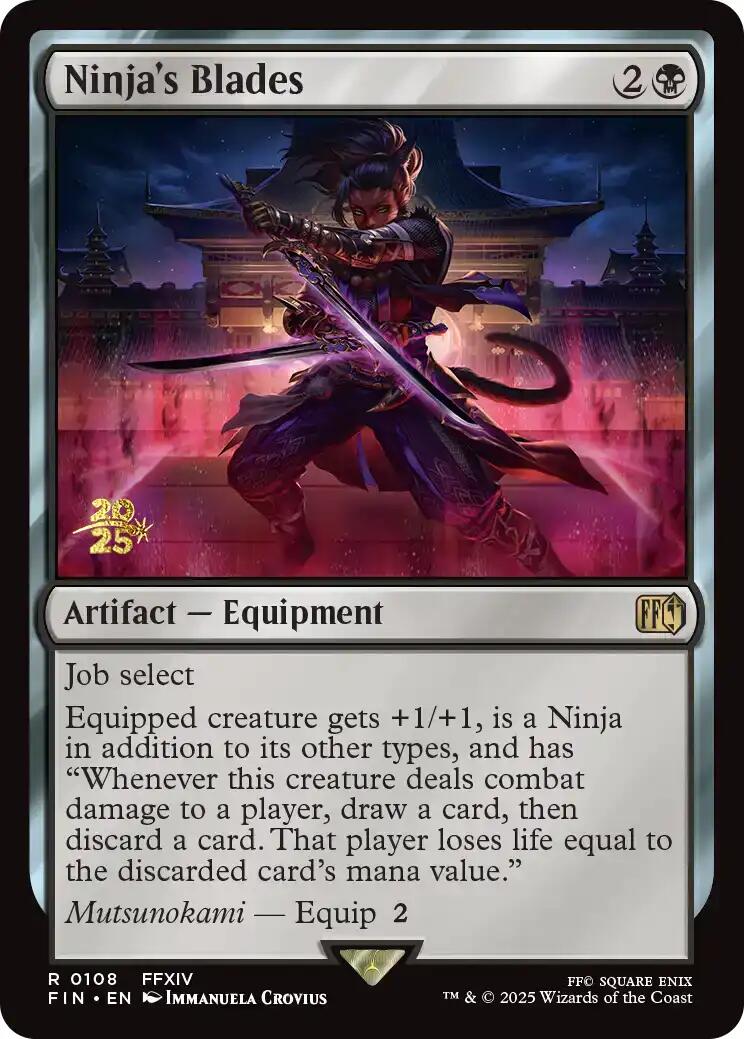 Ninja's Blades [FINAL FANTASY Prerelease Promo] - Magic: The Gathering - Card Brawlers | Quebec | Canada |