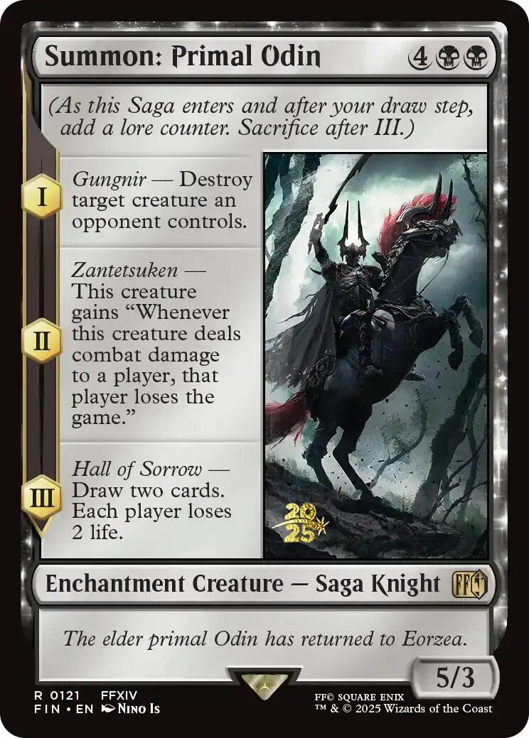 Summon: Primal Odin [FINAL FANTASY Prerelease Promo] - Magic: The Gathering - Card Brawlers | Quebec | Canada |